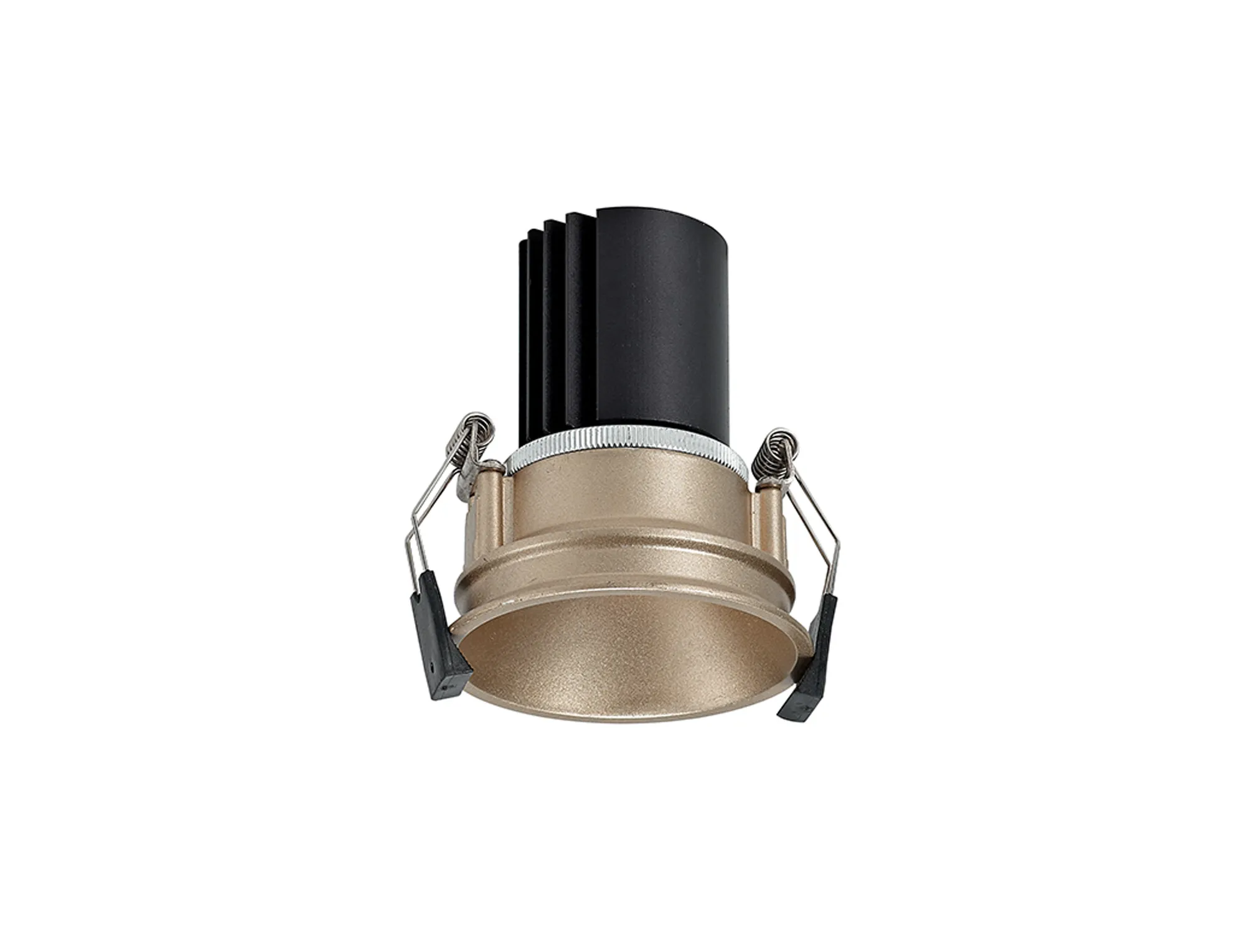 Bania 12 Powered by Tridonic  12W 2700K 1200lm 24° CRI>90 LED Engine, 350mA Gold Fixed Recessed Spotlight, IP20 DM201712  Dlux Bania 12